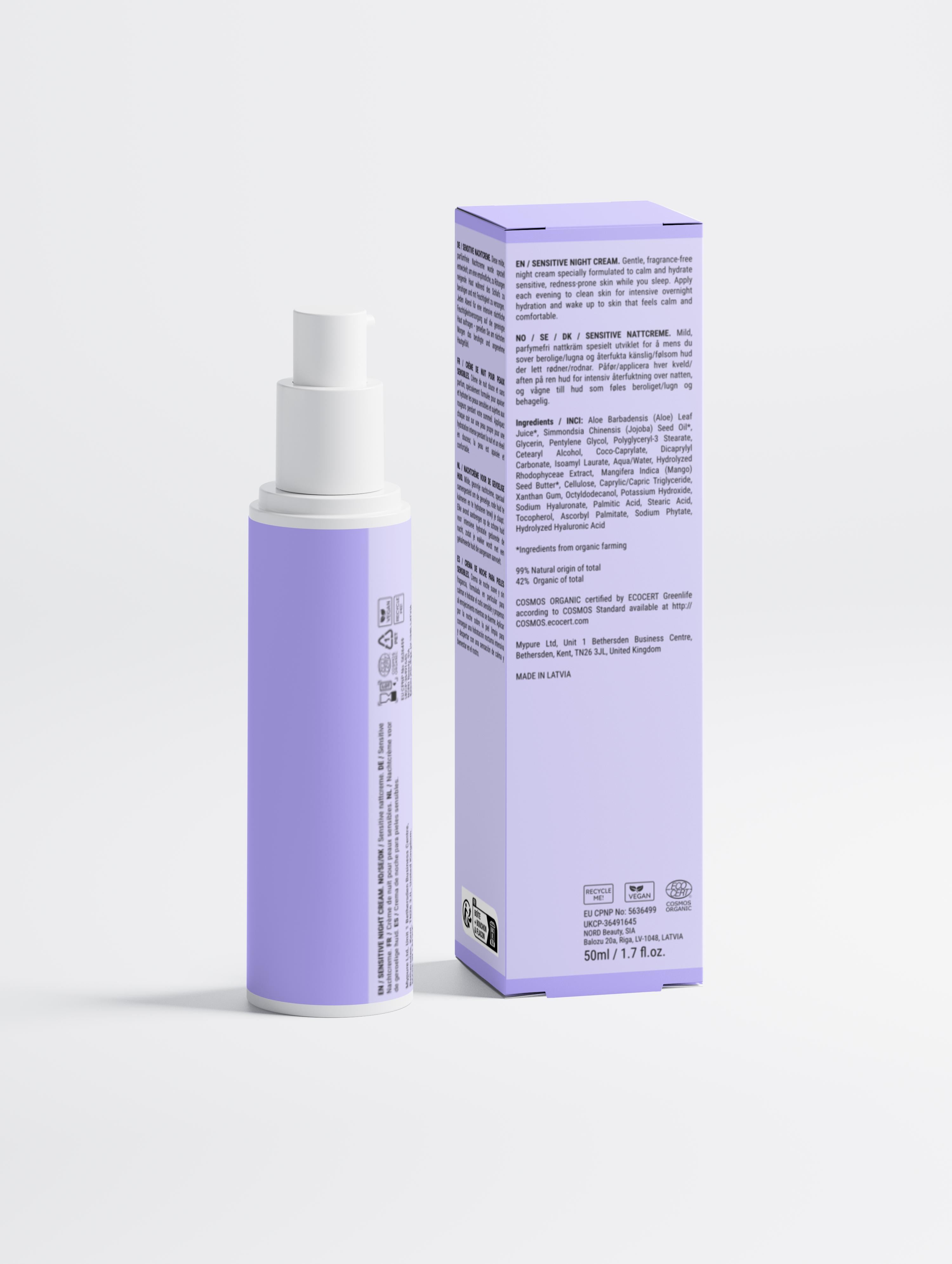 Sensitive Skin Overnight Cream
