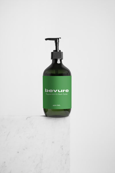 Hand & Body Wash, Peppermint & Dark Cedar