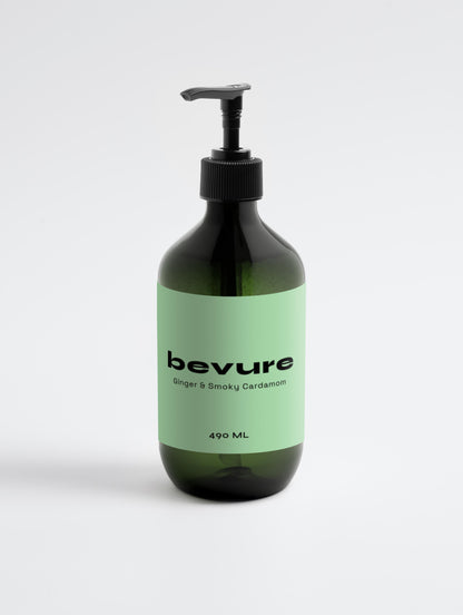 Hand & Body Wash, Ginger & Smoky Cardamom - BEVURE